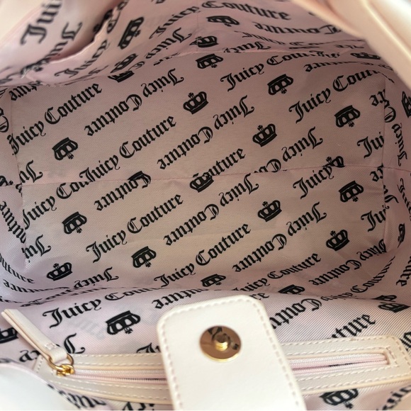 Juicy Couture Retro Cherry Tote Cream Multi Free Keychain